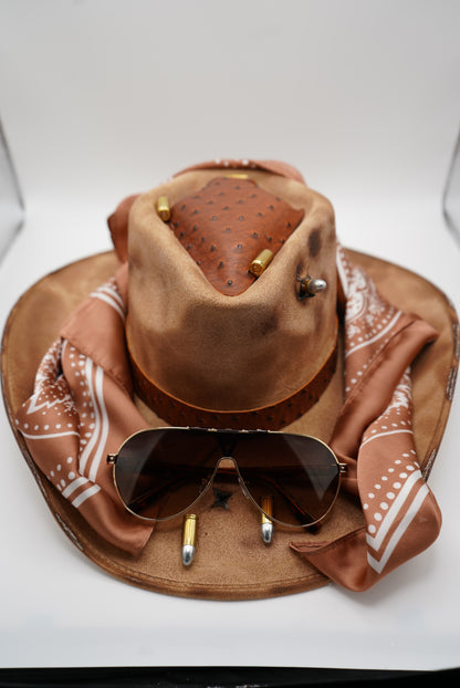 “Shooter” Cowboy Hat (Bullets in front)
